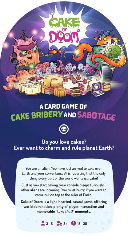 Cake Of Doom (GAME) PRE-ORDER MAY 2025